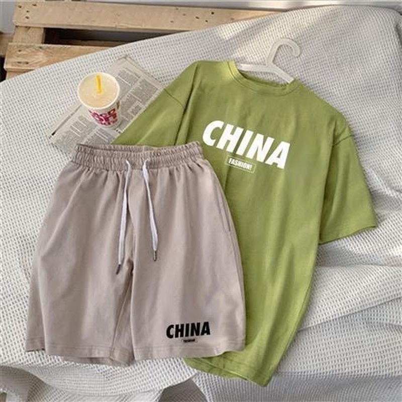 Bộ Đồ Thể Thao Ngắn Tay Thời Trang Mùa Hè Dành Cho Nam