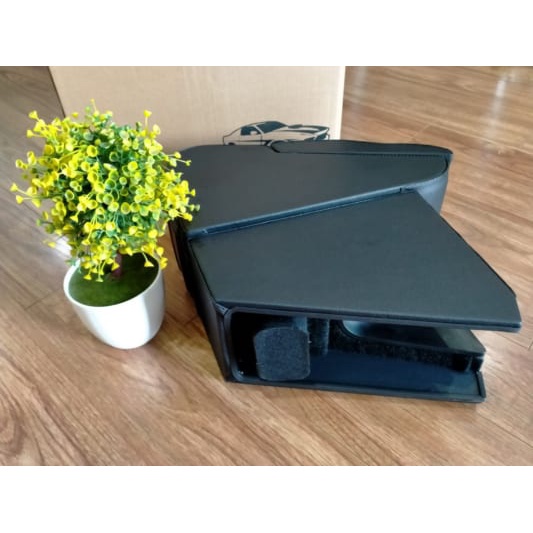 Tặng 1 đôi gương cầu lồi - Hộp tỳ tay Kibbet cho TOYOTA WIGO không khoan vít - hàng theo xe - mẫu mới 2019, 2020