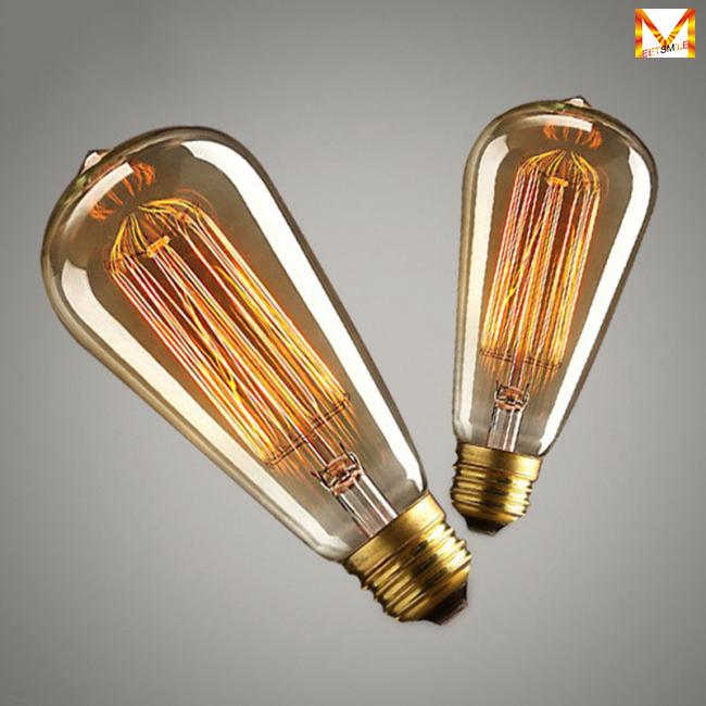 Bóng đèn vàng Edison trang trí phong cách retro 40W E27 220-240V