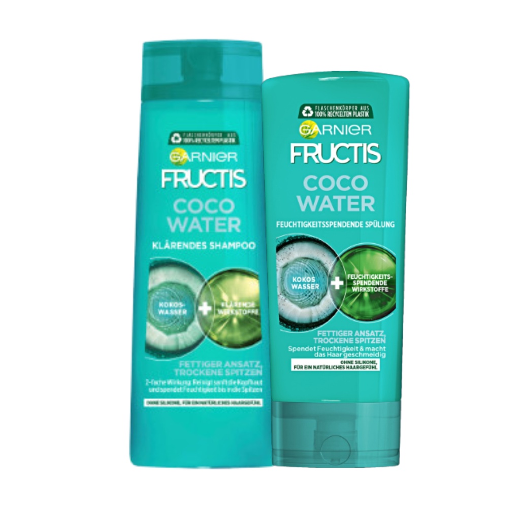 Dầu Gội, Dầu Xả Garnier Fructis 250ml/200ml - Hàng Nội Địa Đức