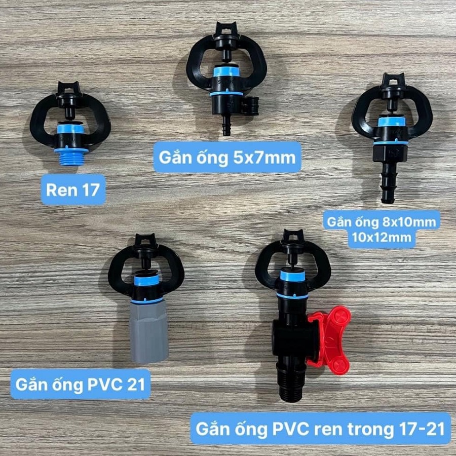 Béc tưới rau SD606 tưới cây giá rẻ đầu phun chống côn trùng xâm nhập
