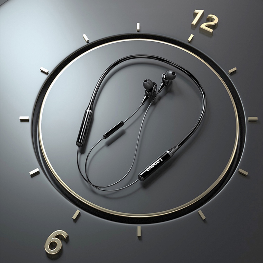 Tai nghe nhét tai không dây Lenovo XE66Pro kết nối Bluetooth 5.0 có thể sạc lại chống thấm nước IPX5 thiết kế đeo cổ