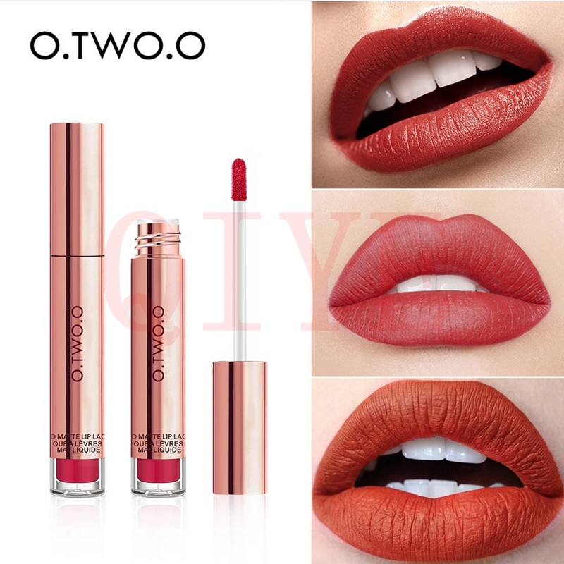 Son môi O.TWO.O bền màu chống thấm không phai 12 màu lựa chọn | BigBuy360 - bigbuy360.vn
