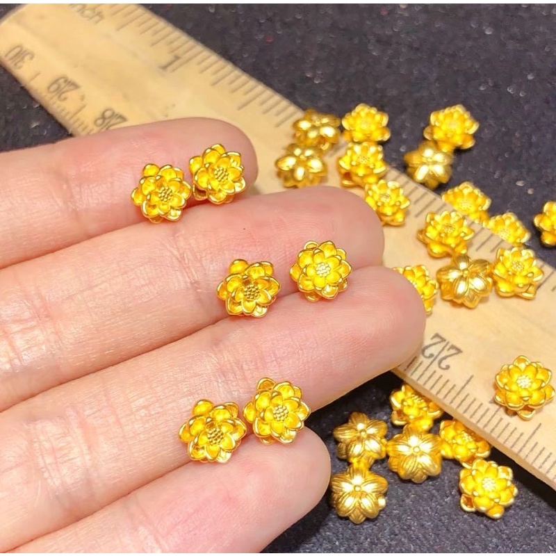 Hạt charm sen mix vòng hàng loại một