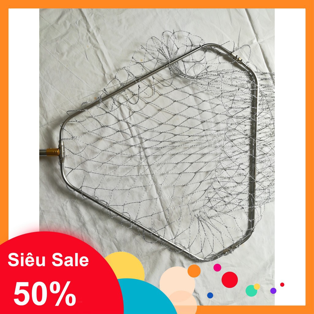 Vợt bắt cá cán Inox SIÊU CỨNG