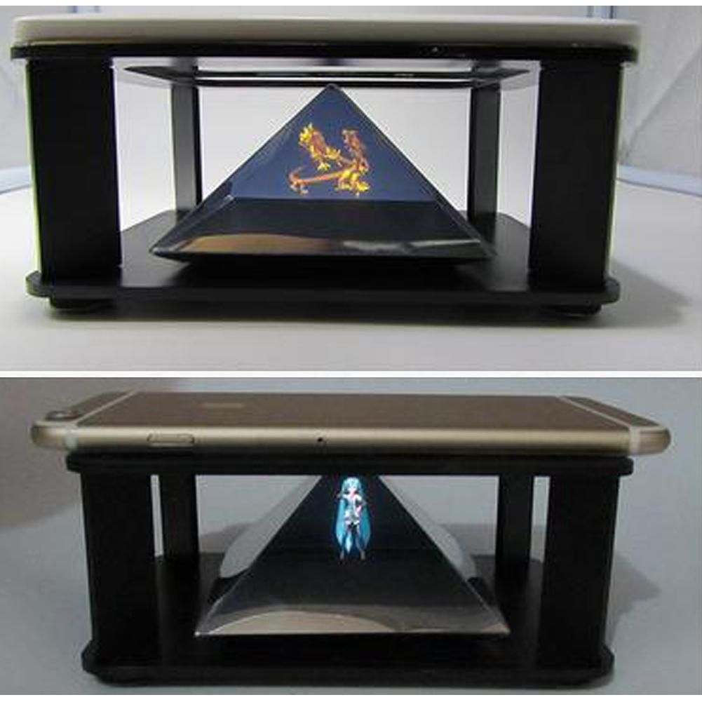 Universal 3D Holographic Display Stand Projector for 3.5-6inch Mobile Phone