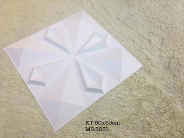 TẤM ỐP TƯỜNG PVC 3D. KT 50x50cm