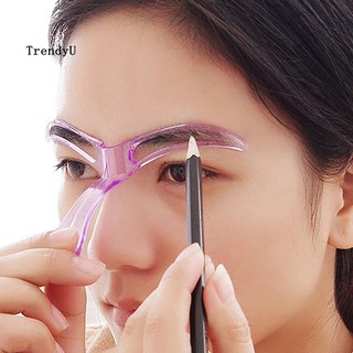 [Hàng mới về] Khuôn vẽ lông mày bằng nhựa cho nữ màu ngẫu nhiên

