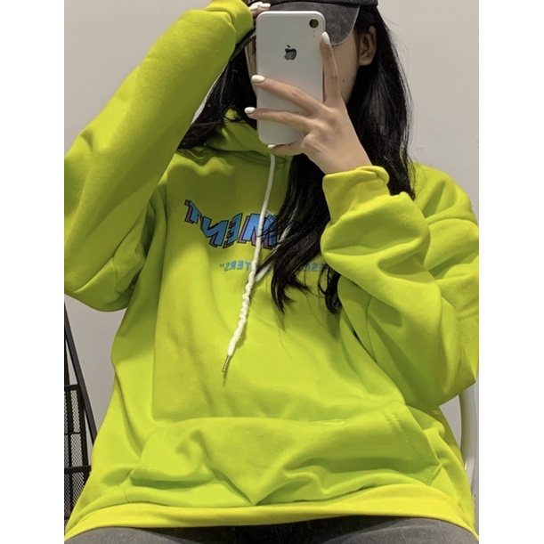 Áo Hoodie Tay Dài Túi Bụng Unisex Xanh Lá SEAPEMENT