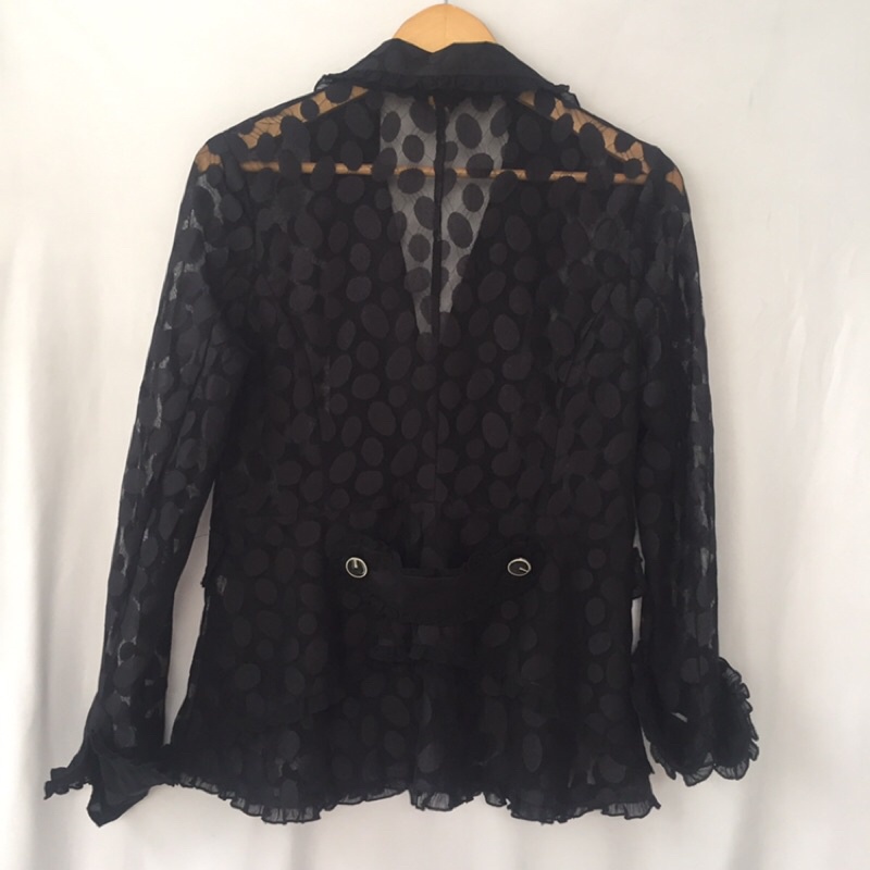 Khoác blazer Korea moẻng màu đen mới ken