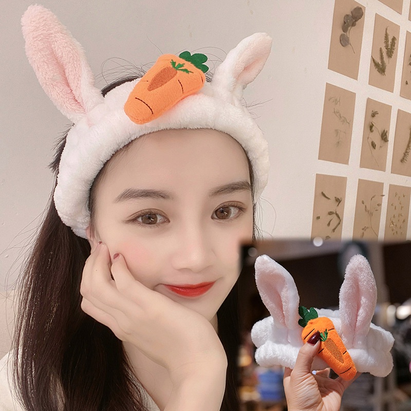 Băng đô rửa mặt co giãn bản rộng chống trượt cute dễ thương phong cách Hàn Quốc cho nữ LIZAMO BD77