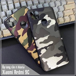 Ốp lưng cho Xiaomi Redmi 9C Rằn Ri Camo AIORIA nhám