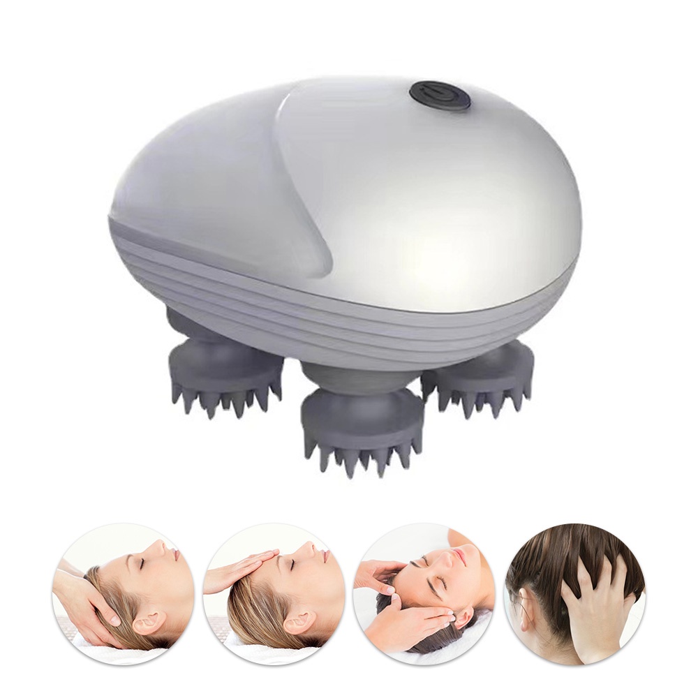 Bàn Chải Silicone Mát Xa Da Đầu Tiện Dụng