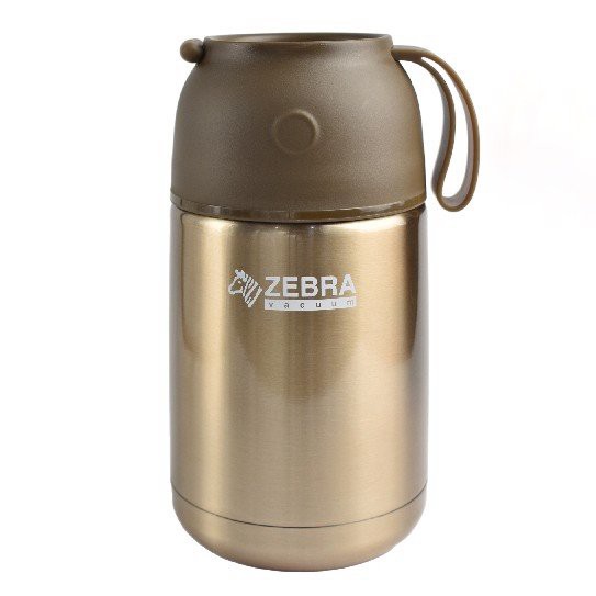 Bình ủ cháo cho bé - Bình giữ nhiệt INOX cao cấp ZEBRA 650ML - Giữ nhiệt lên đến 12h, nhập khẩu Thái Lan