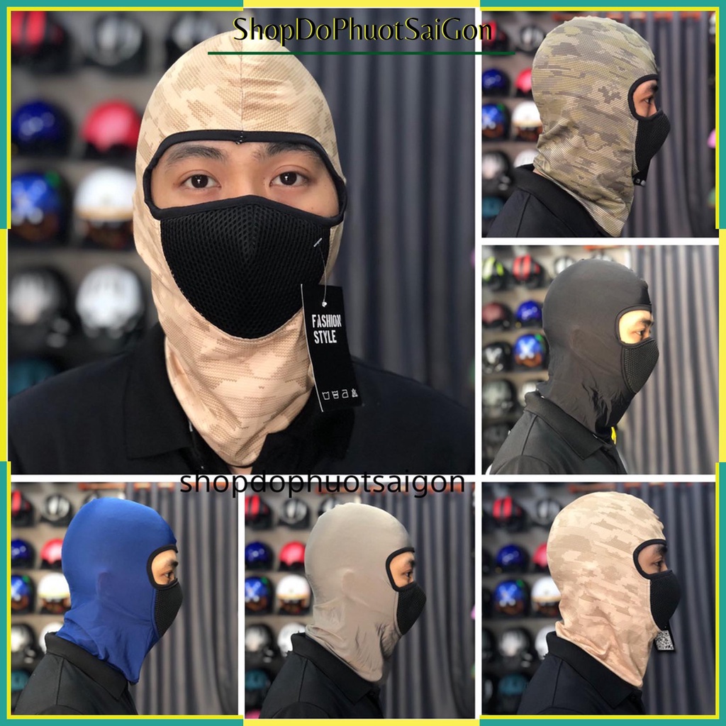 Khăn trùm đầu ninja ARI 3 trong 1 nhiều màu lựa chọn