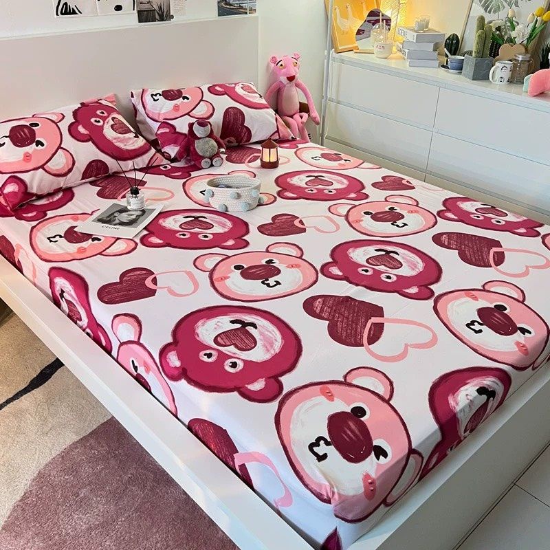 [GIẢM GIÁ] Ga Gối Vỏ Ôm Sét 4 Món Poly Cotton Mẫu Bơ Xanh ( 1 ga + 2 vỏ gối nằm + 1 vỏ gối ôm)