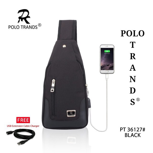 Ba Lô Polo Trands 36127 Chính Hãng Có Cổng Sạc Usb