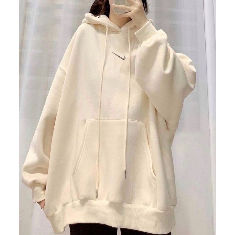 Áo hoodie dấu phẩy nhỏ in giữa ngực HARIQUEEN