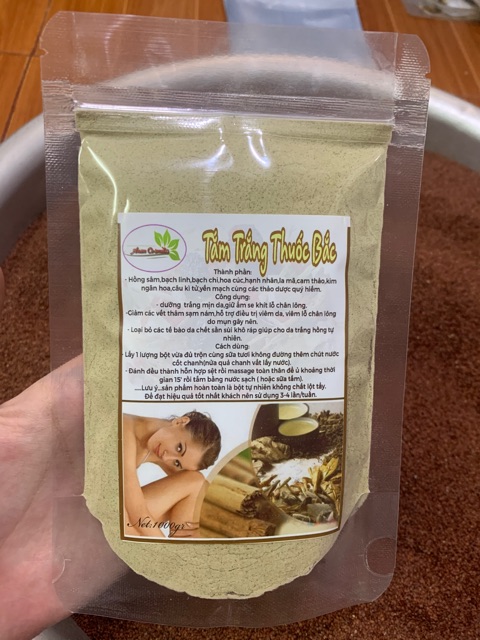 Bột tắm trắng thuốc bắc