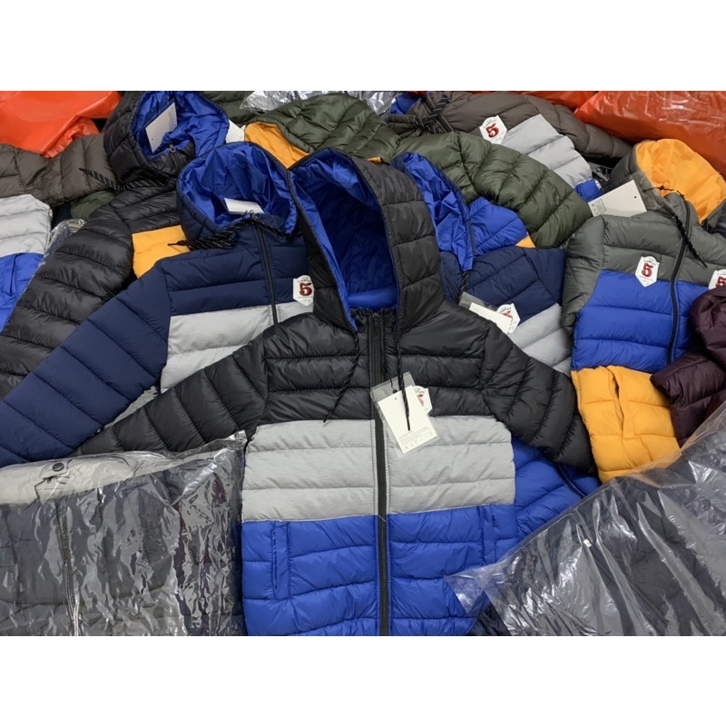 Áo phao áo béo bé trai siêu nhẹ 20kg - 40kg 5 tuổi 6 tuổi 7 tuổi 8 tuổi 9 tuổi