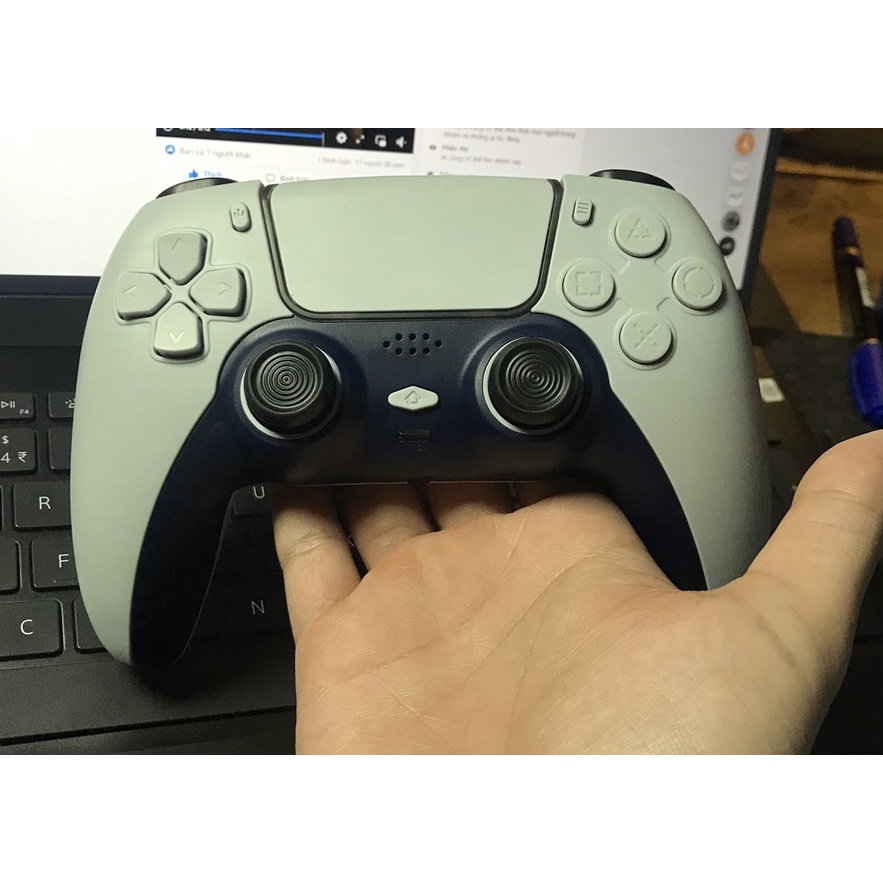 Tay cầm chơi game không dây P4 Plus -T411 - Full Skill FO4 - Full game Joystick 360, Lightbar, Touchpad