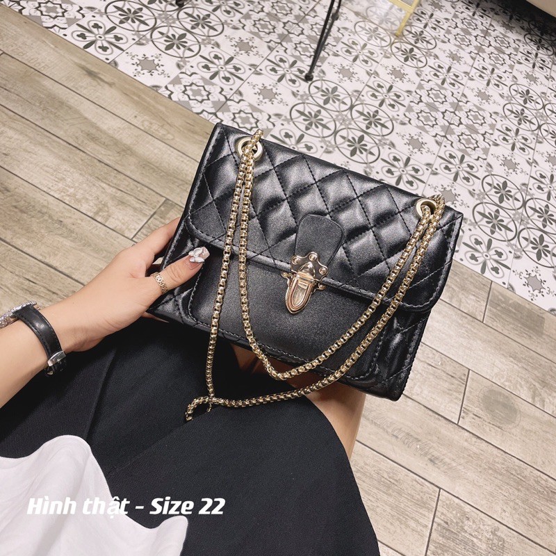 Túi xách đeo vai đeo chéo nữ công sở đẹp khóa sập cao cấp giá rẻ nhiều ngăn DIOMI