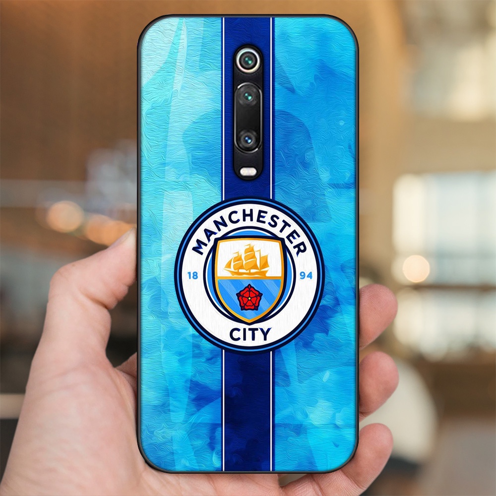 Ốp lưng Xiaomi K20, K20 Pro, Mi 9T viền đen in hình Manchester City MC