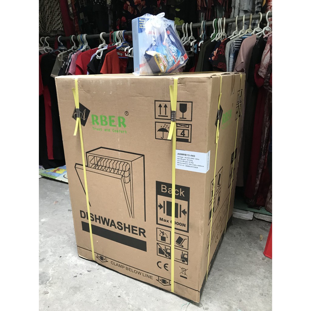 Máy rửa bát Arber ABMRB15-IND  - TẶNG VIÊN RỬA + MUỐI