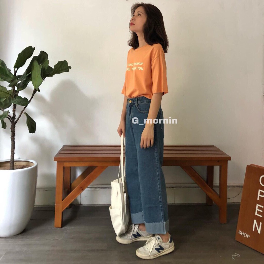 [Form to siêu đẹp] Áo thun tay lỡ - áo phông tay lỡ unisex END TOXIC