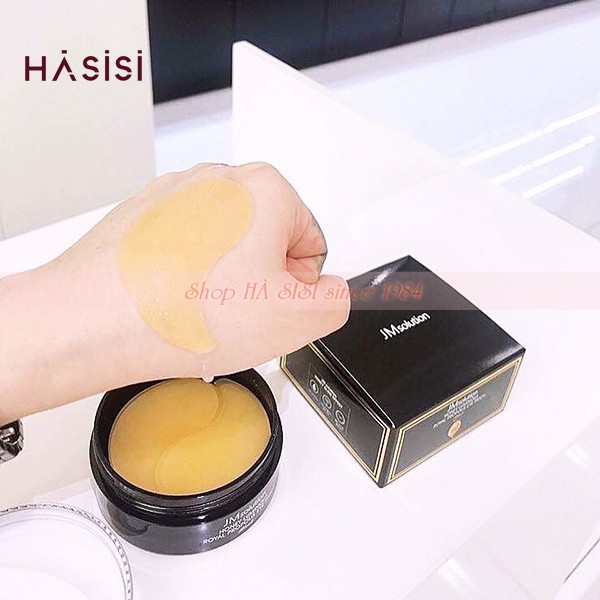 Mặt Nạ Chống Lão Hóa Vùng Mắt Chiết Xuất Mật Ong JM Solution Honey Luminous Royal Propolis Eye Patch Black