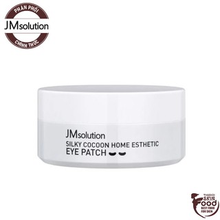 Mặt Nạ Mắt Chiết Xuất Kén Tằm Trắng Cải Thiện Nếp Nhăn, Dưỡng Trắng JMsolution Silky Cocoon Home Esthetic Eye Patch