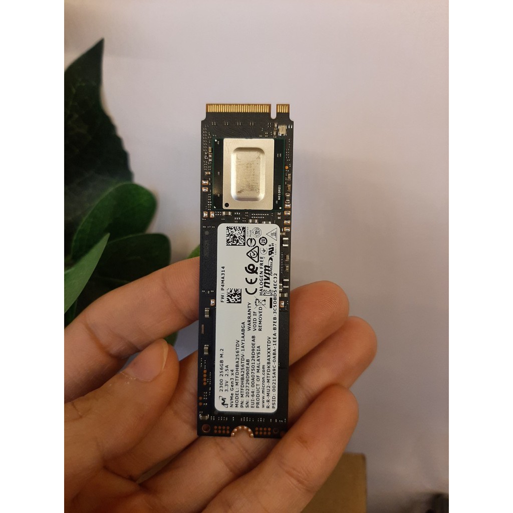 Ổ cứng SSD M2 PCIe 2280 Micron 2300 NVMe - 256GB