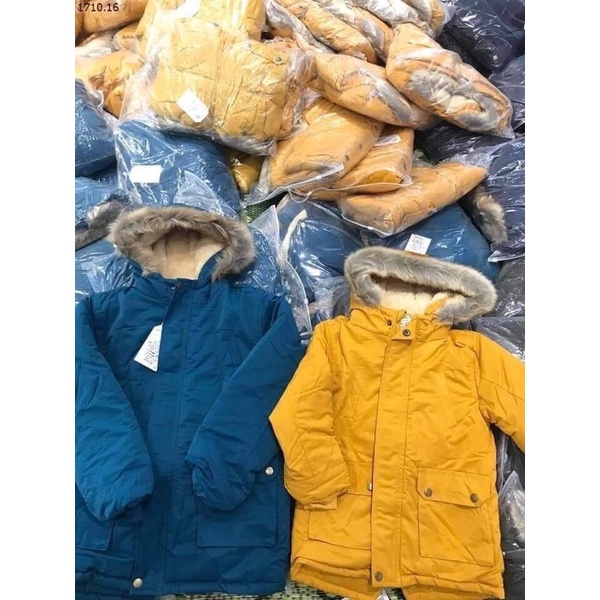 Áo PARKA Lót Lông cho bé hàng sẵn