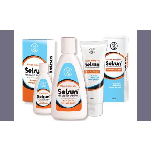 Bộ đôi Selsun (Dầu gội Selsun 100ml + Dầu xã Selsun 100ml)