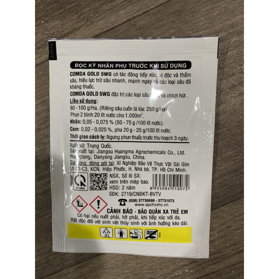 Dung dịch trừ sâu Comda Gold 10gr