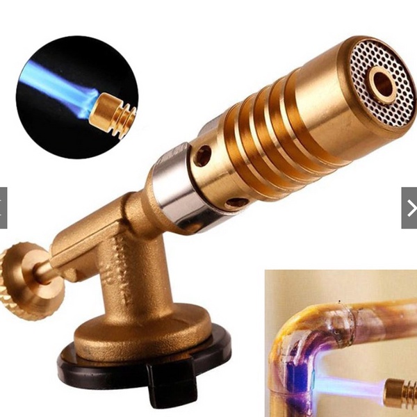 Đèn Khò Gas Đồng Nguyên Khối Độ Bền Cao - Đèn Khò Ga Mini - Khò Lửa Mini Khò 733