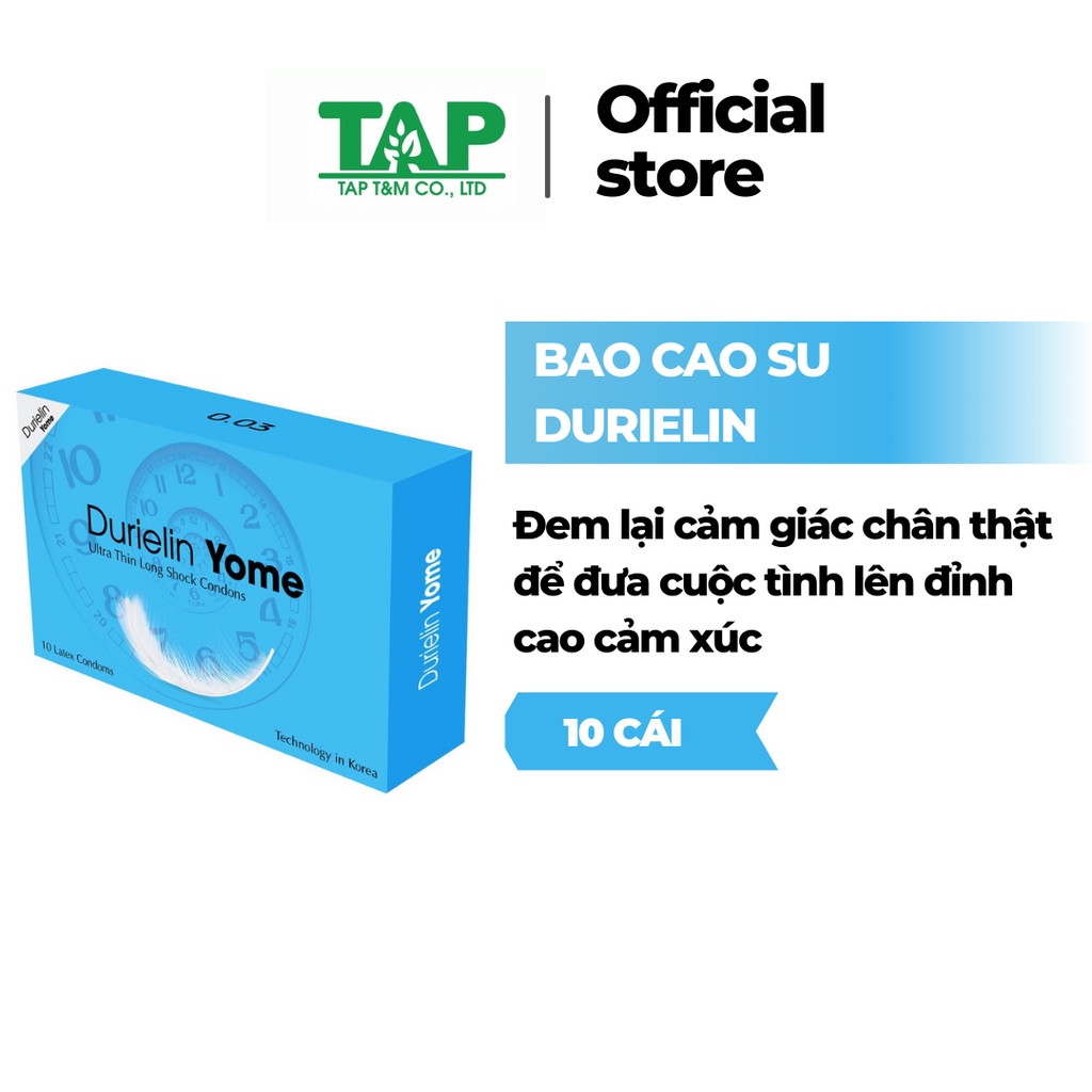 Combo 10 Bao Cao Su Durielin Yome Siêu Mỏng 0.03- 10 Bao