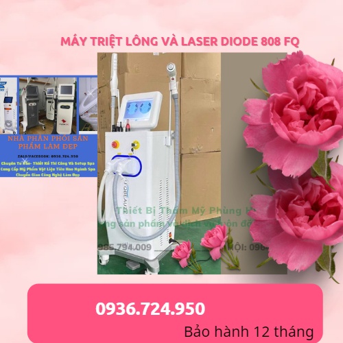 MÁY TRIỆT LÔNG VÀ LASER DIODE 808