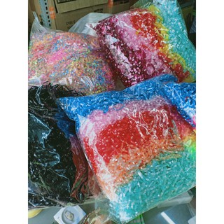Túi 100 gram Thun Cột Tóc Đen và Nhiều Màu