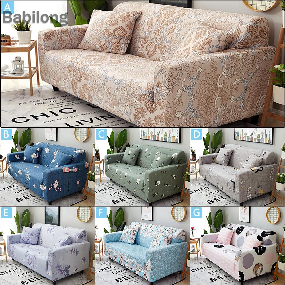 Bộ 2 Vỏ Bọc Ghế Sofa 1/2/3/4 Chỗ Ngồi Chất Liệu Co Giãn222436