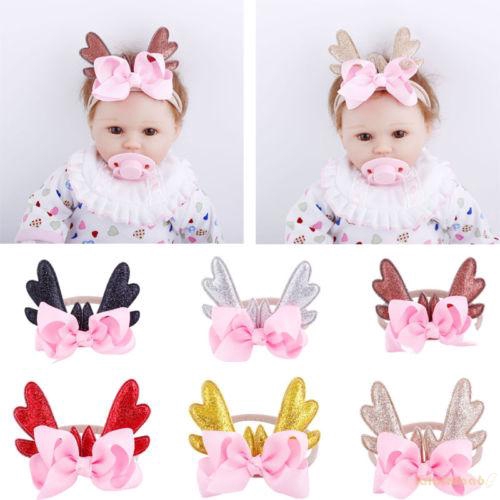 ◕ω◕Fashion Baby Antlers Headband Hair band Dance Ballet 6 Colors