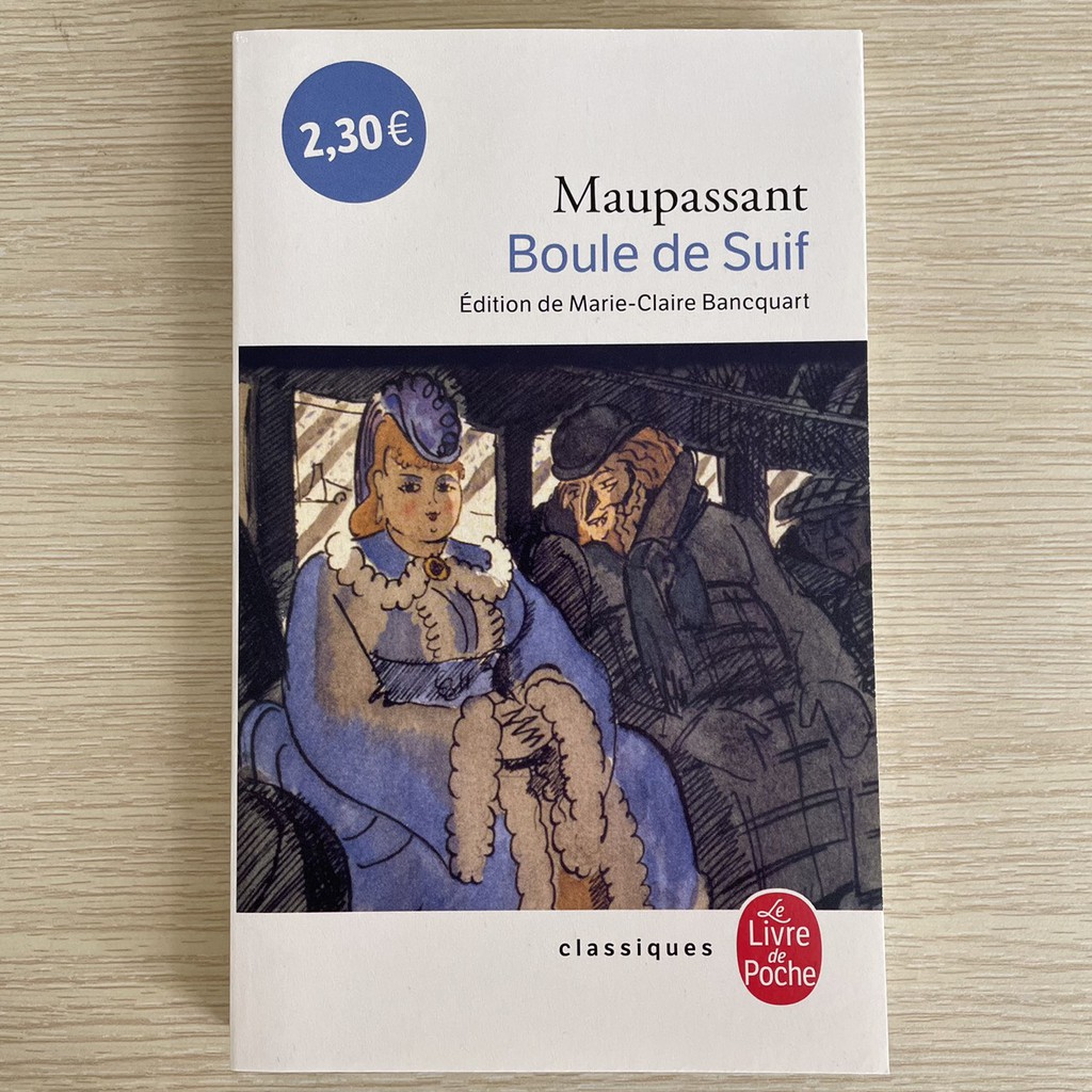 Tiểu thuyết văn học tiếng Pháp : Poche classiques - Boule de Suif (Guy de Maupassant)