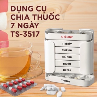 Hộp chia thuốc 7 ngày tiện dụng ⚡SALE SỐC ⚡ chính hãng Tashuan TS-5317