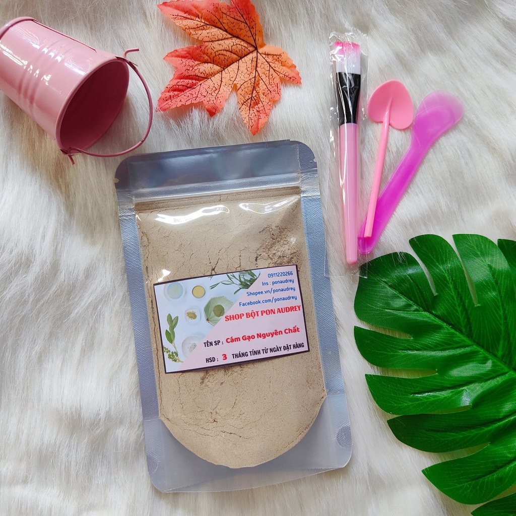 Bột Cám Gạo Nguyên Chất Dưỡng Da Làm Đẹp - Túi 500Gr/1Kg