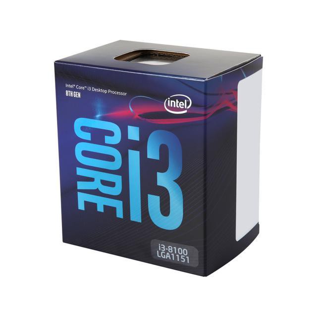 CPU Cũ Intel Core i3-8100 3.6Ghz 6MB 4 Cores, 4 Threads