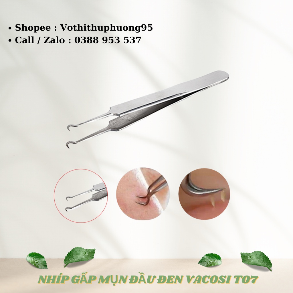 [SẴN] Nhíp gắp mụn VACOSI T07