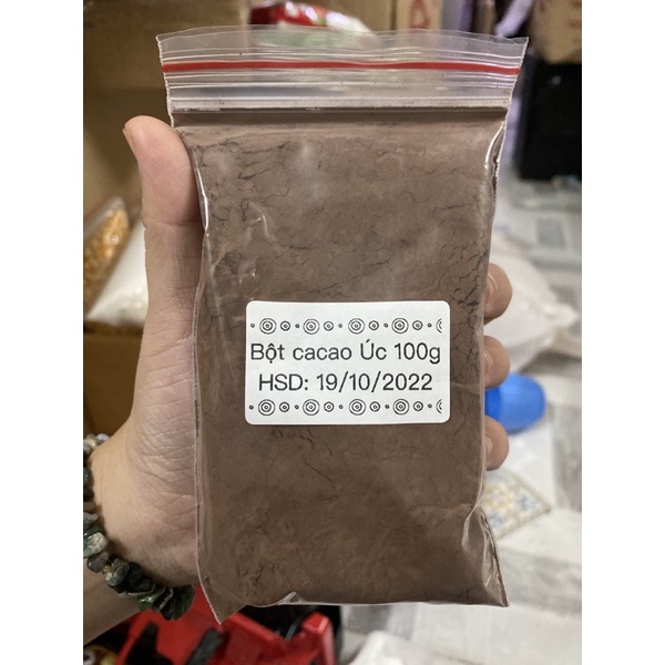 Bột cacao chiết lẻ 100g