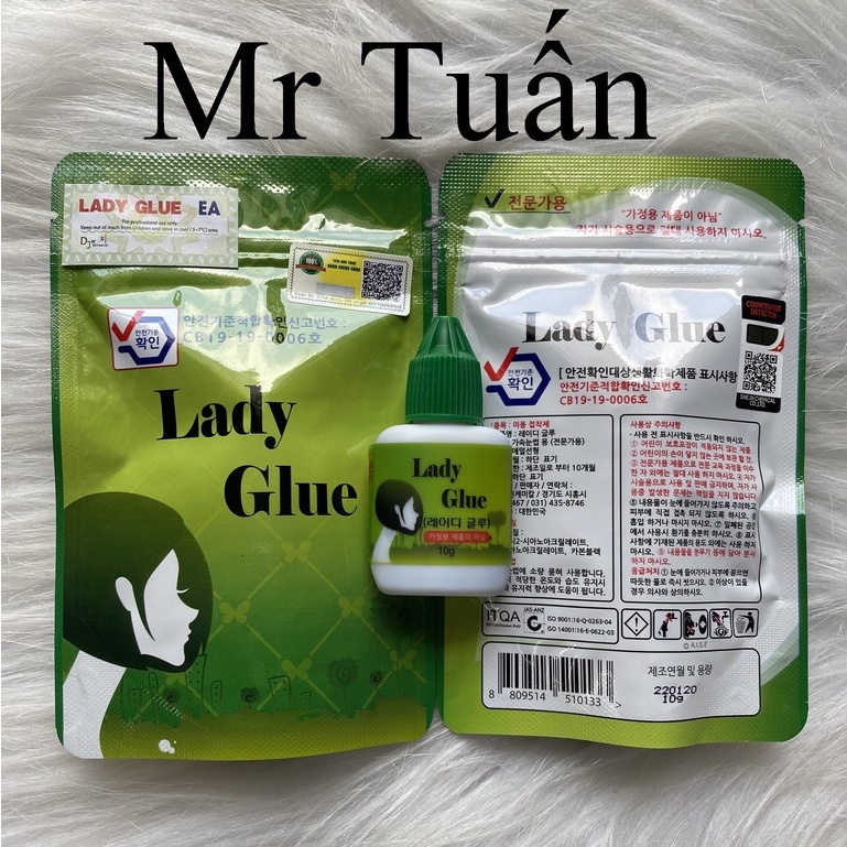 Keo nối mi lady xanh - nối mi - tạo fan - dụng cụ nối mi - mr Tuấn