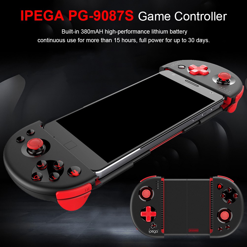 PUR For IPEGA PG-9087S Retractable Bluetooth Android IOS Direct Joystick Game Controller for PUGB