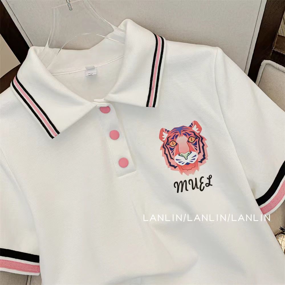 Set đồ 2 mảnh gồm áo thun polo và chân váy thời trang mùa hè cho nữ (có bán lẻ)